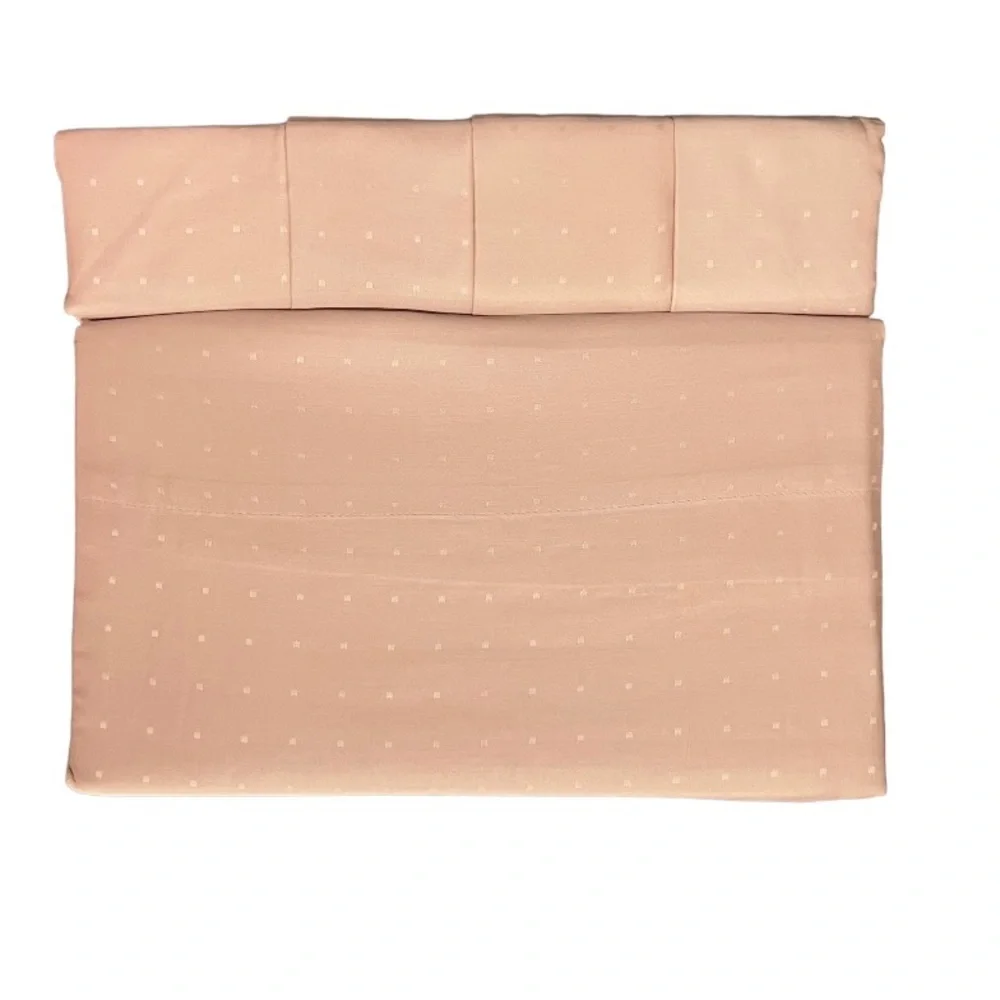 🆕CATHERINE MALANDRINO 1200 TC COTTON RICH SATEEN 6PC SHEET SET QUEEN BLUSH PINK